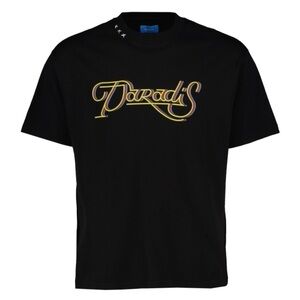 3.Paradis Graphic Cursive Logo Crewneck Short Sleeve Tee
